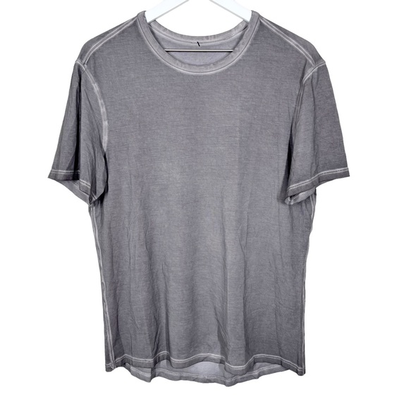 Lululemon Men’s 5 Year Basic Short Sleeve Tee Carbon Dust Sun Wash - Picture 1 of 8